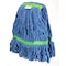Alpine Industries 1in Head and Tail Bands Blue Loop End 24oz Cotton Mop Head, Green ALP302-02-1G - alternate 6